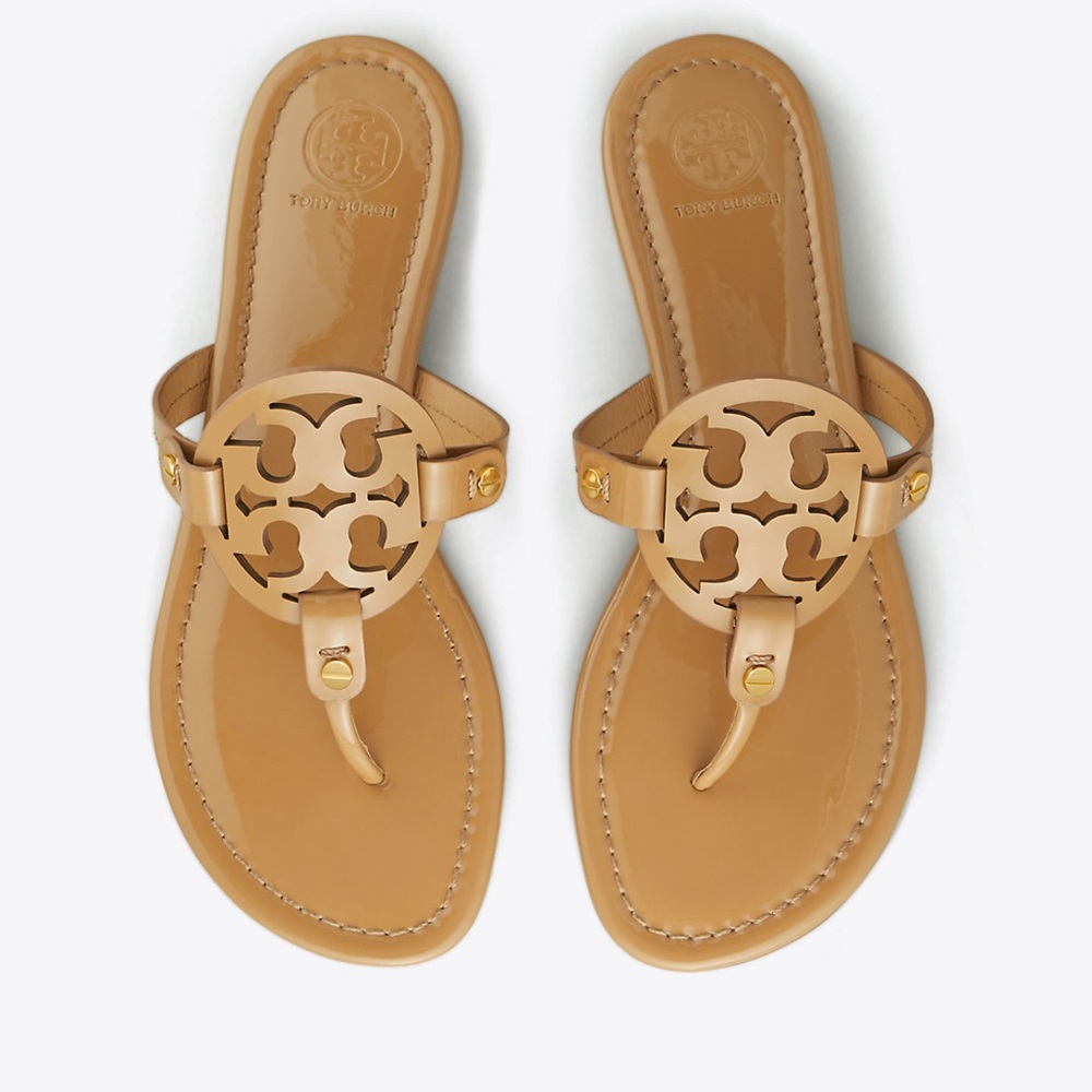 Tory Burch Patent Miller Sandals NWT - Picture 7 of 10